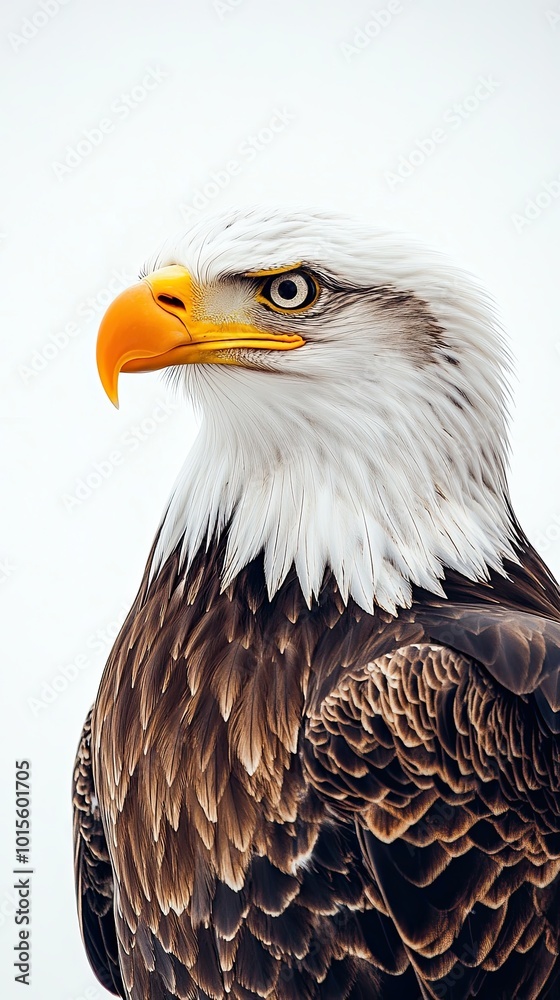 Obraz premium eagle isolated on white. background