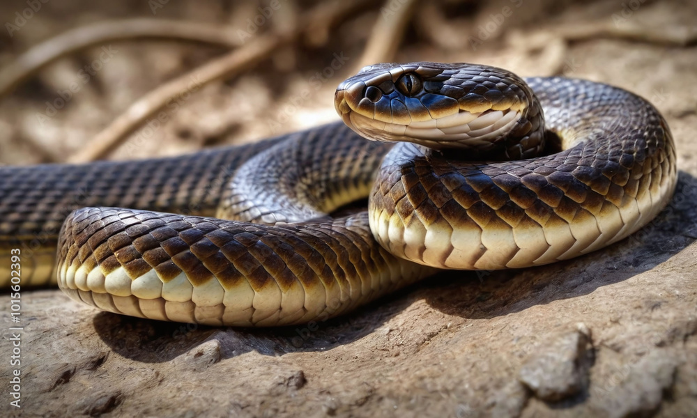 Fototapeta premium close up of a snake