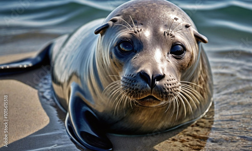 sea lion on the beach