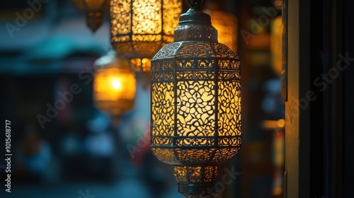 Ornate Lanterns, a Symbol of Light and Tradition photo