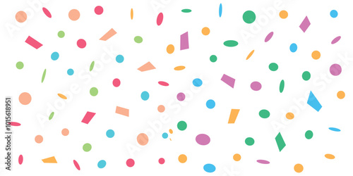 colorful confetti scatter for festive celebrations