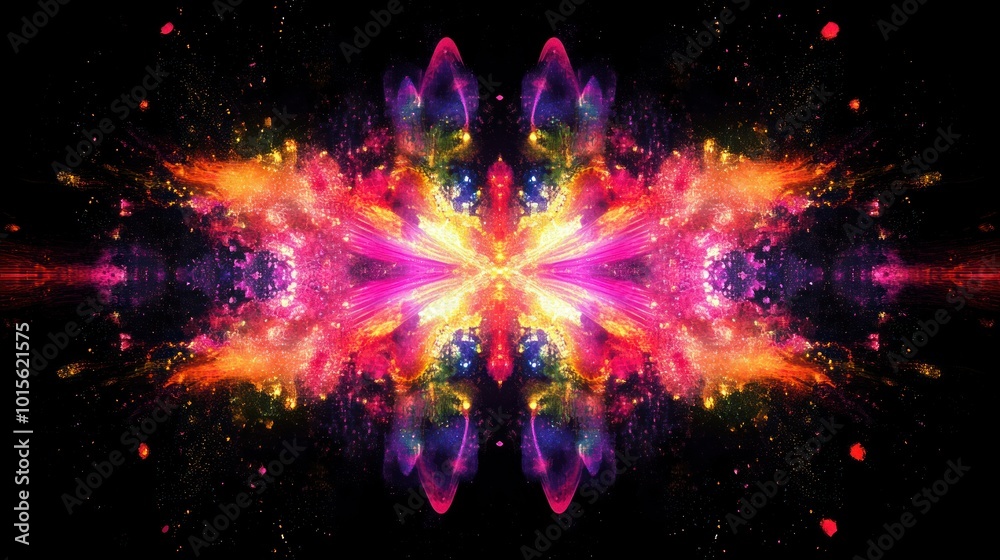 Abstract Explosion of Colors Abstract Explosion of Colors