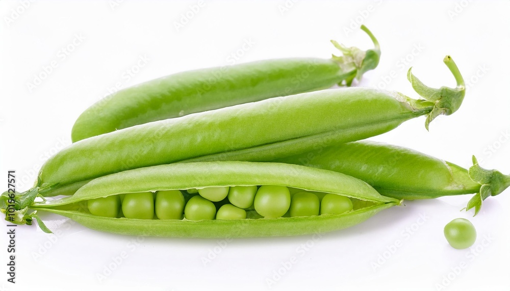 Peas on white background. Peas Isolated. Peas on white background. Peas Isolated.