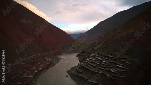 Time-lapse photography of the thousand-year-old salt fields in Mangkang, Tibet, China