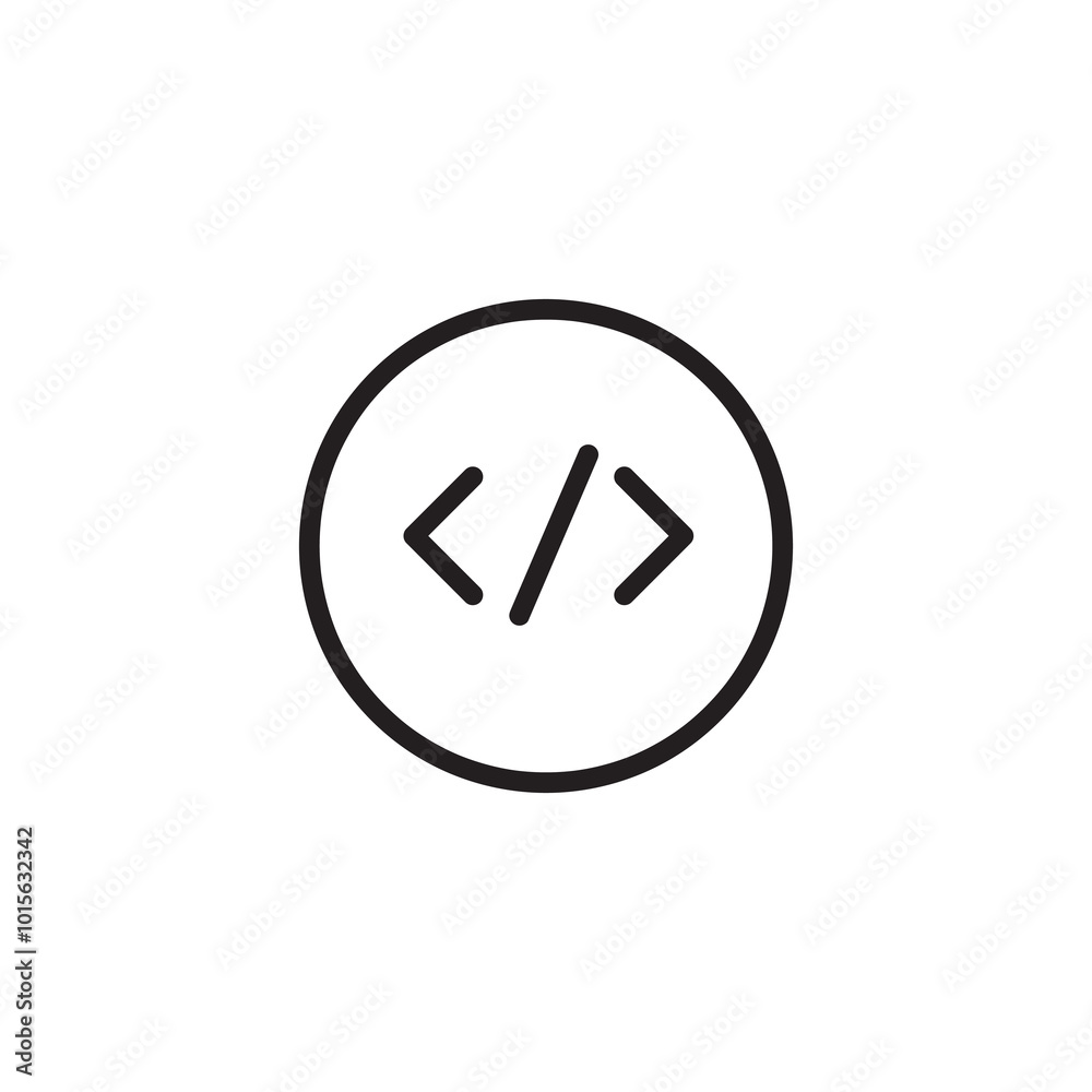Code icon. Program coding sign trendy style illustration for web and app..eps Code icon. Program coding sign trendy style illustration for web and app..eps