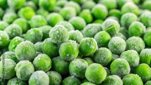 Extreme close-up of frozen organic peas, frozen, organic, peas, vegetables, close-up, food, healthy, freshness, green