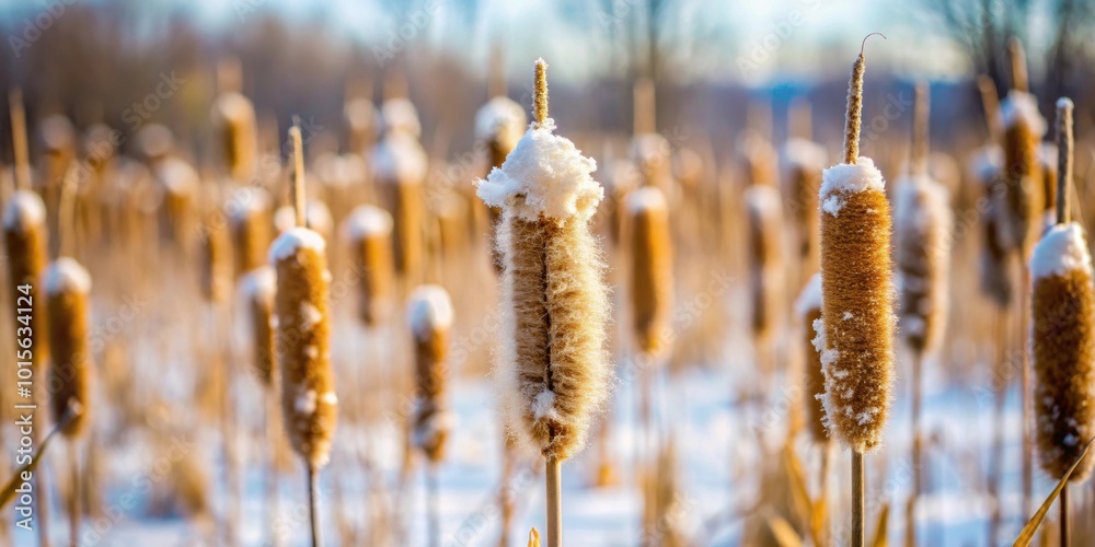Overgrown dry cattail in winter with selective focus , cattail, marsh, herbaceous, plant, lake, river, brown, inflorescence, nature Overgrown dry cattail in winter with selective focus , cattail, marsh, herbaceous, plant, lake, river, brown, inflorescence, nature