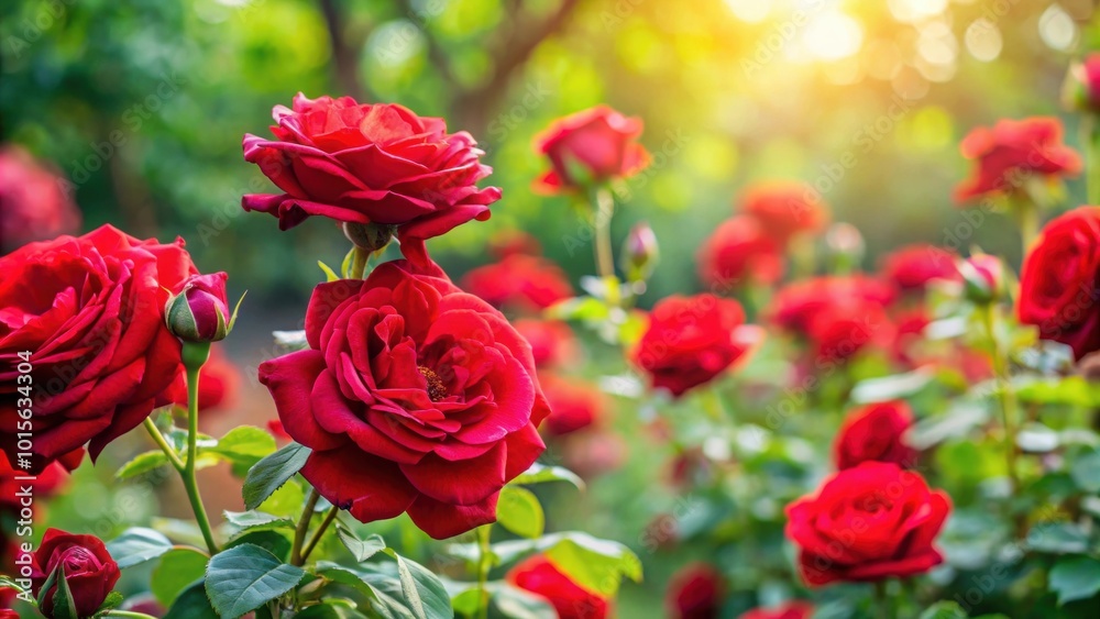 Red roses blooming in a lush garden, blooming, red, roses, garden, floral, nature, beautiful, vibrant, petals, flowers, flora Red roses blooming in a lush garden, blooming, red, roses, garden, floral, nature, beautiful, vibrant, petals, flowers, flora