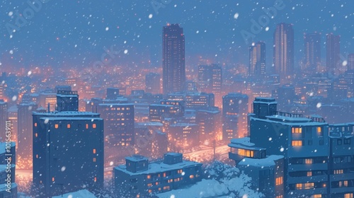 雪景色のスカイライン2