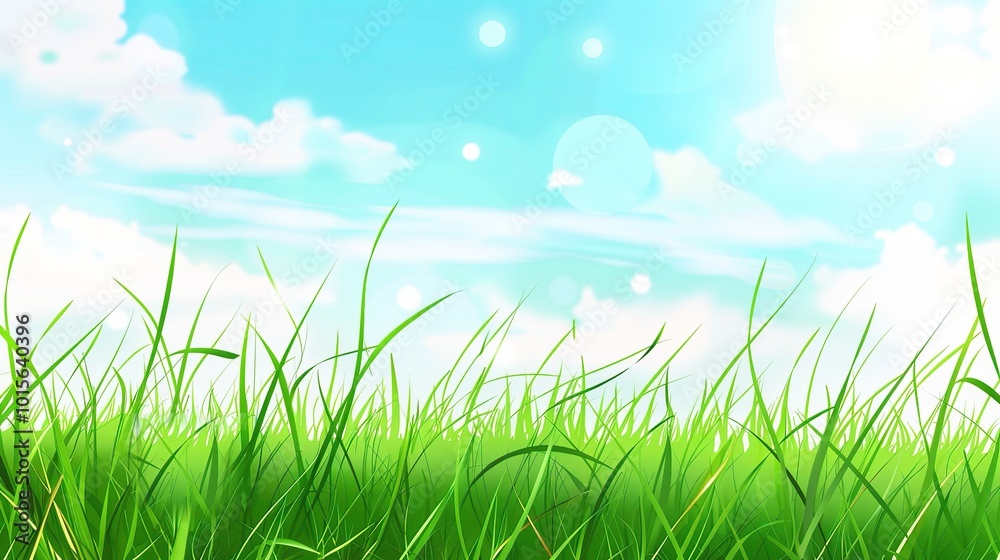 Grassland and Green Grass Background - a serene and natural visual. The grassland with lush green grass creates a peaceful and captivating scene Grassland and Green Grass Background - a serene and natural visual. The grassland with lush green grass creates a peaceful and captivating scene