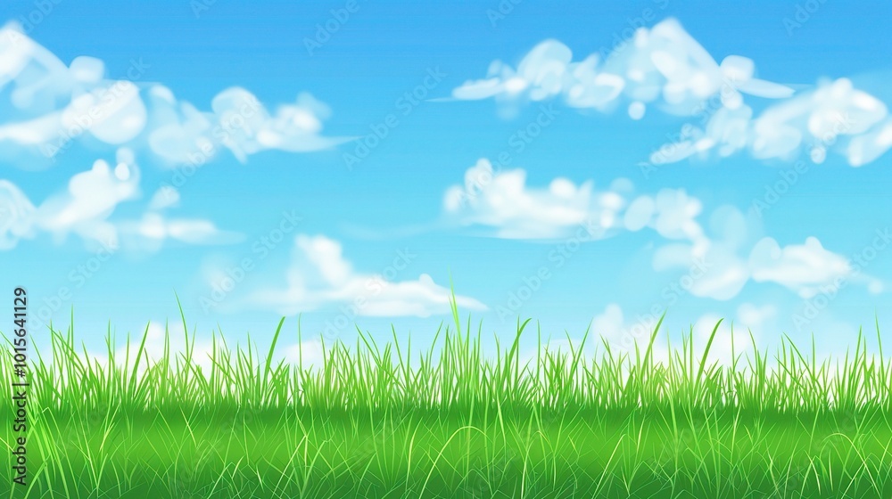 Grassland and Green Grass Background - a serene and natural visual. The grassland with lush green grass creates a peaceful and captivating scene Grassland and Green Grass Background - a serene and natural visual. The grassland with lush green grass creates a peaceful and captivating scene