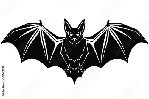 bat silhouette vector illustration.eps