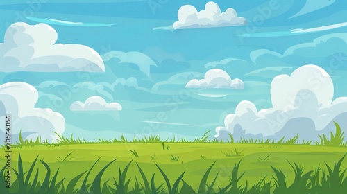 Grassland and Green Grass Background - a serene and natural visual. The grassland with lush green grass creates a peaceful and captivating scene