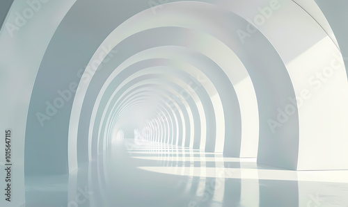 Fototapeta Naklejka Na Ścianę i Meble -  abstract 3d tunnel