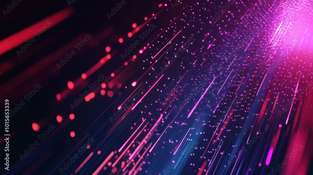 Obraz premium Abstract Neon Lights Background