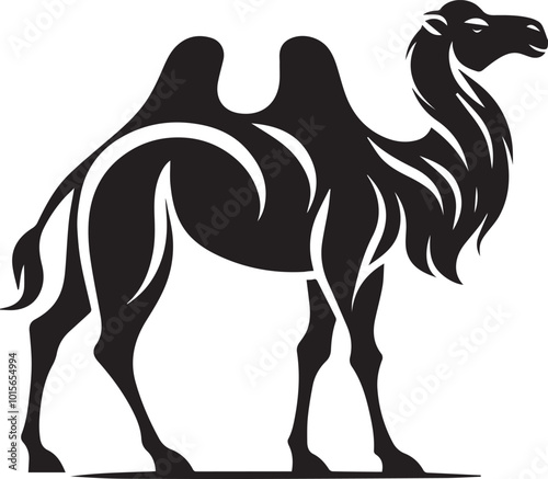 logo camel silhouette vector black and white photo