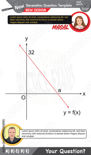 mathematics, mathematical concepts, High school, middle school, exam question template, numerical lessons, verbal lessons, Next generation problems, dad, girl, for teachers, editable