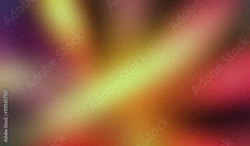 Elegant multicolored glowing grainy backdrop design. Soft red orange color noisy gradient texture, bright, shine, glow, Vibrant, noise texture effect banner and poster.