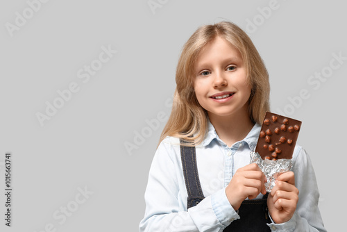 Cute little girl with sweet...