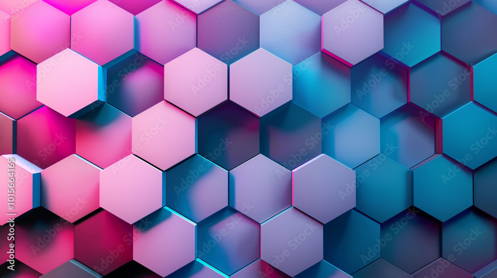 abstract cube hexagon shape pattern innovative concept abstract cube hexagon shape pattern innovative concept