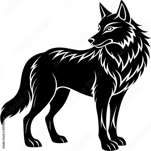 wolf vector illustration