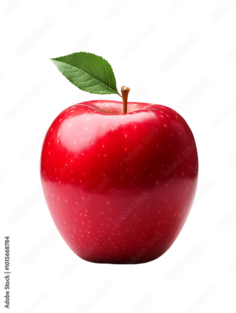 Red apple isolated on transparent background Red apple isolated on transparent background