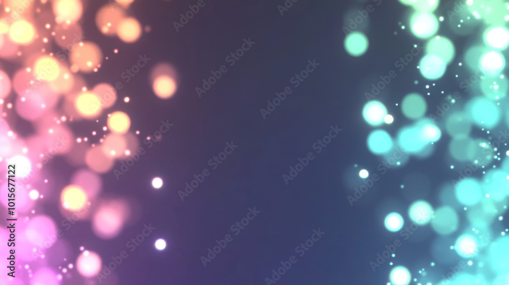 Abstract background with colorful bokeh lights, creating a magical and dreamy atmosphere. Abstract background with colorful bokeh lights, creating a magical and dreamy atmosphere.