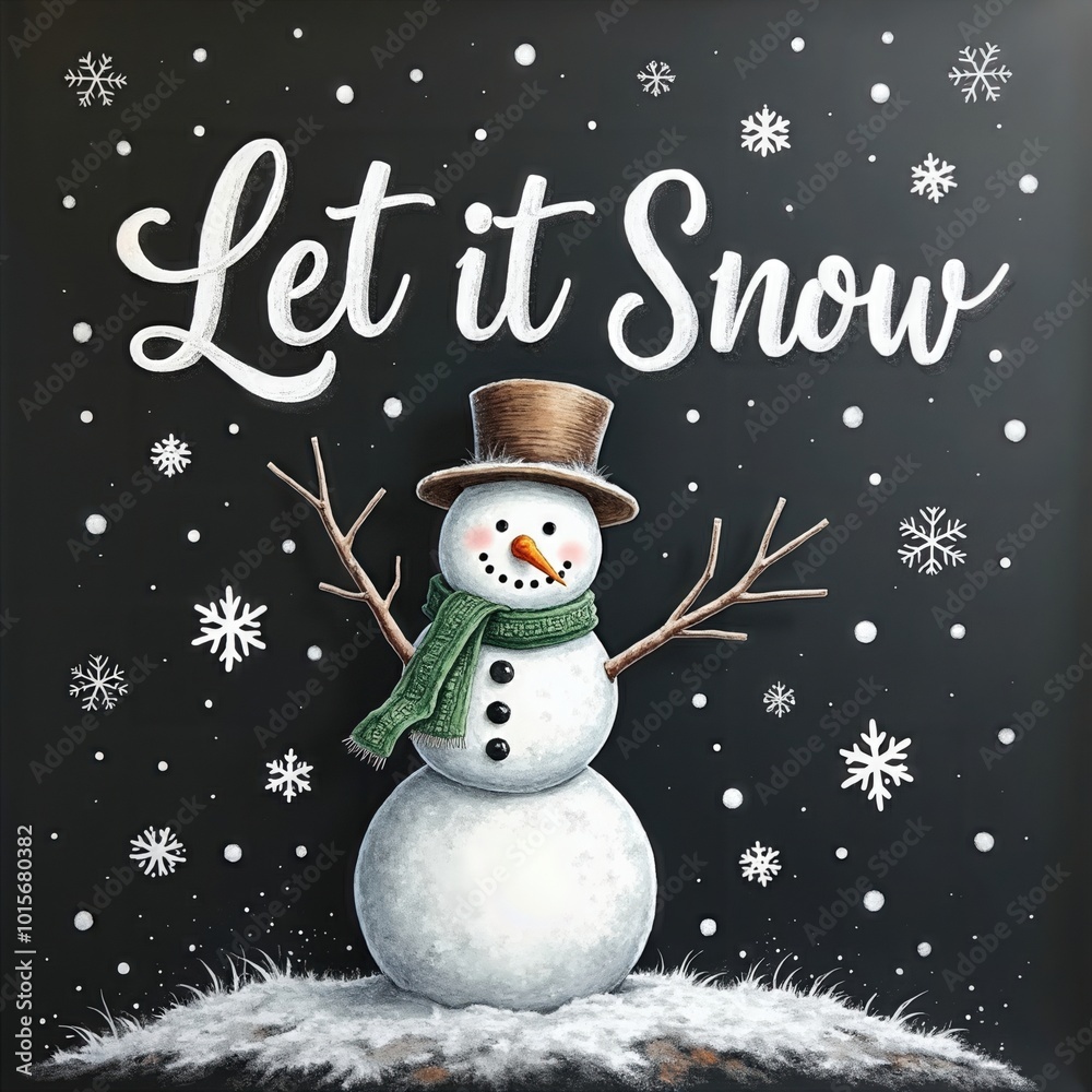 Let it Snow Snowman Let it Snow Snowman