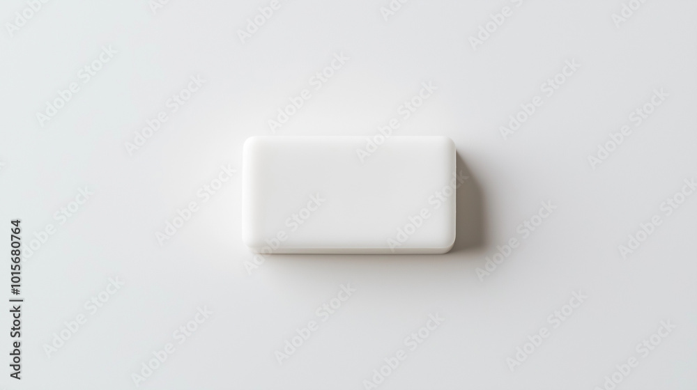 top down view, the image depicts a soap placed in the center of a a white background top down view, the image depicts a soap placed in the center of a a white background