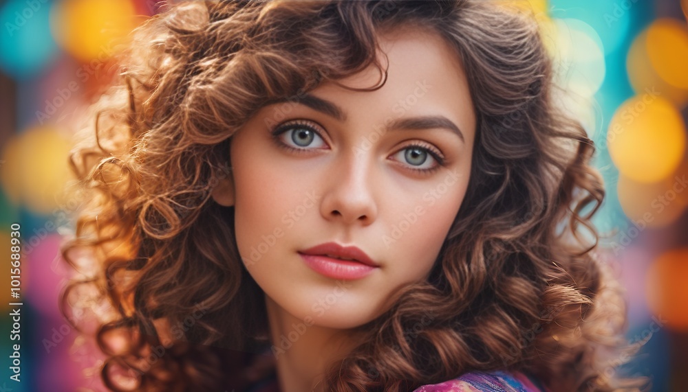 A Portrait of Striking Eyes and Nostalgic Tones in an Artistic Dreamscape A Portrait of Striking Eyes and Nostalgic Tones in an Artistic Dreamscape