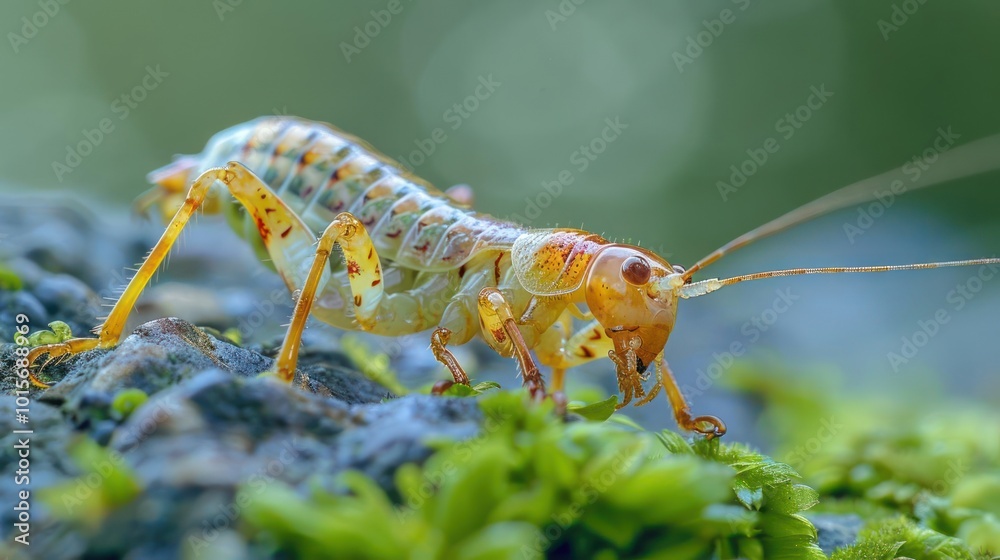 a close up of a grasshopper on a rock a close up of a grasshopper on a rock