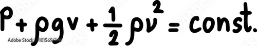 physics Fluid Mechanics thermal formulas handwritten