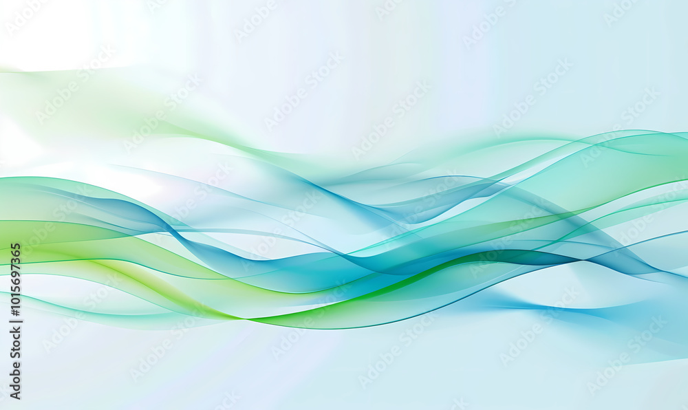 Fototapeta premium abstract blue wave background