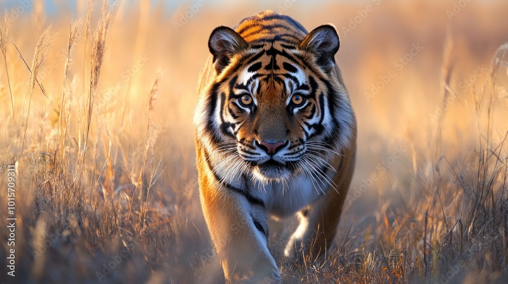 Fototapeta Conservation strategies for endangered species, focusing on habitat restoration and legal protection