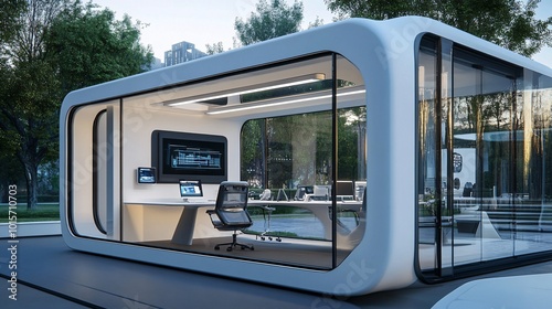 Futuristic Design Studio with Innovative Interior Concepts