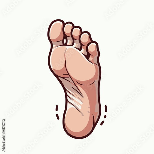 Illustration of feet
