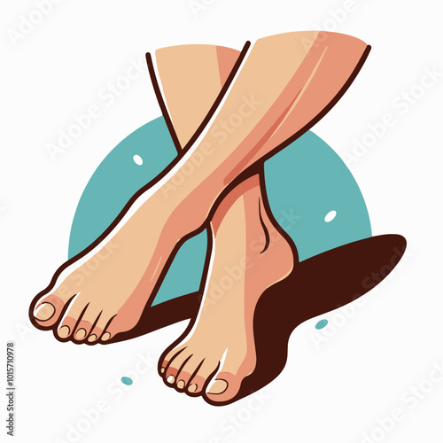 Illustration of feet