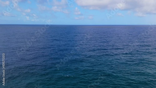 Wallpaper Mural Deep blue ocean under soft light, calm waves creating a peaceful and expansive seascape Torontodigital.ca