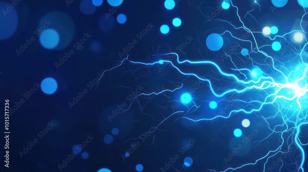 Abstract Lightning Energy Blast Abstract Lightning Energy Blast