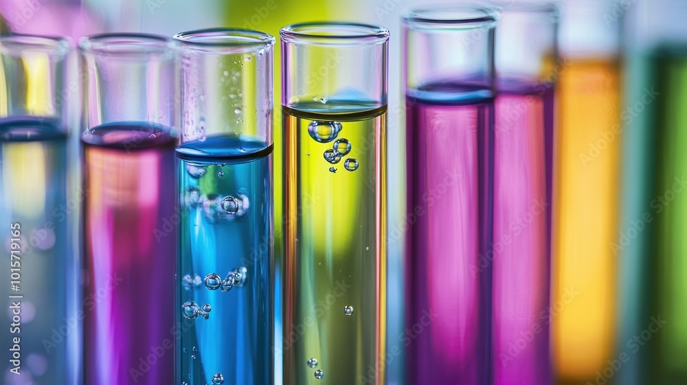 Colorful Test Tubes Colorful Test Tubes