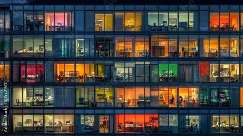 Vibrant Offices: A Colorful Glimpse into the Modern Workplace