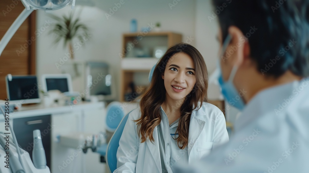 Dentist discussing the benefits of dental sealants explaining how they protect teeth from decay in a consultation room