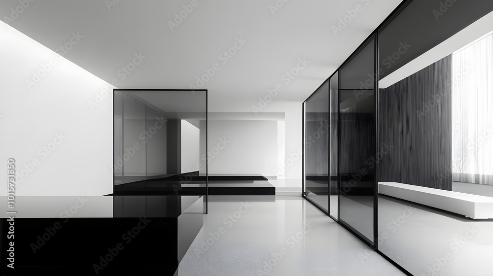 9. A chic minimalist look featuring a monochrome palette and sleek lines 9. A chic minimalist look featuring a monochrome palette and sleek lines