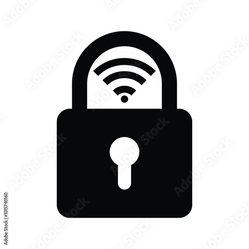 Wifi lock icon