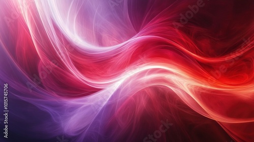 Abstract Red and Purple Swirling Light