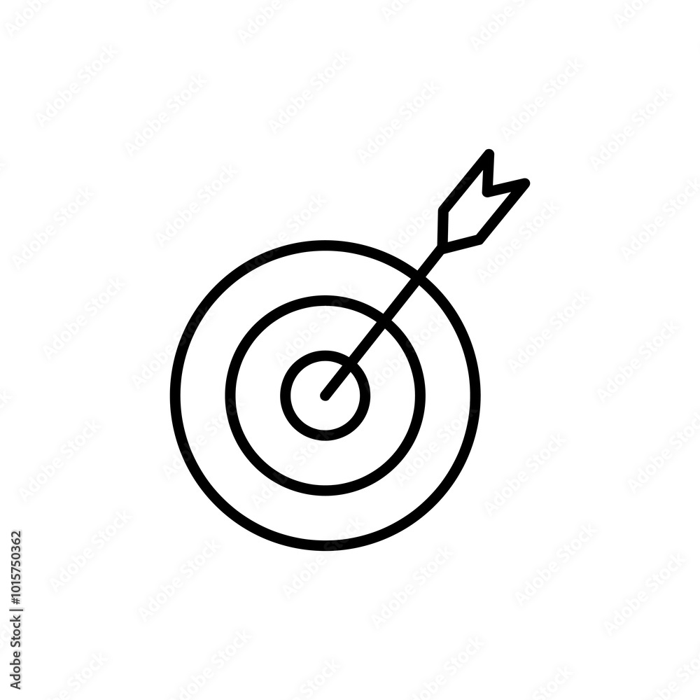 Target icon, Goal concept trendy style illustration for web and app..eps Target icon, Goal concept trendy style illustration for web and app..eps
