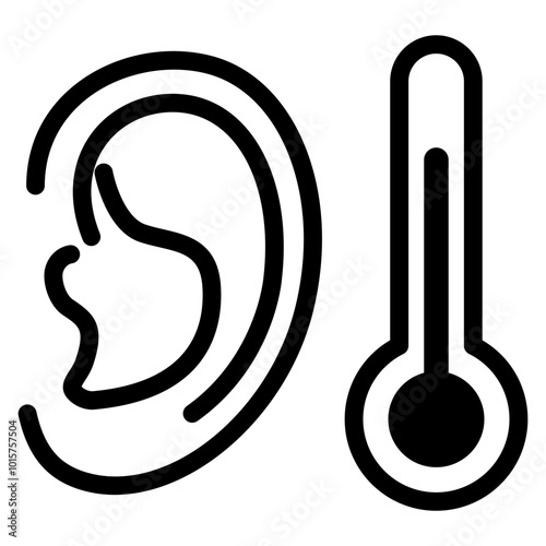 ear temperature icon