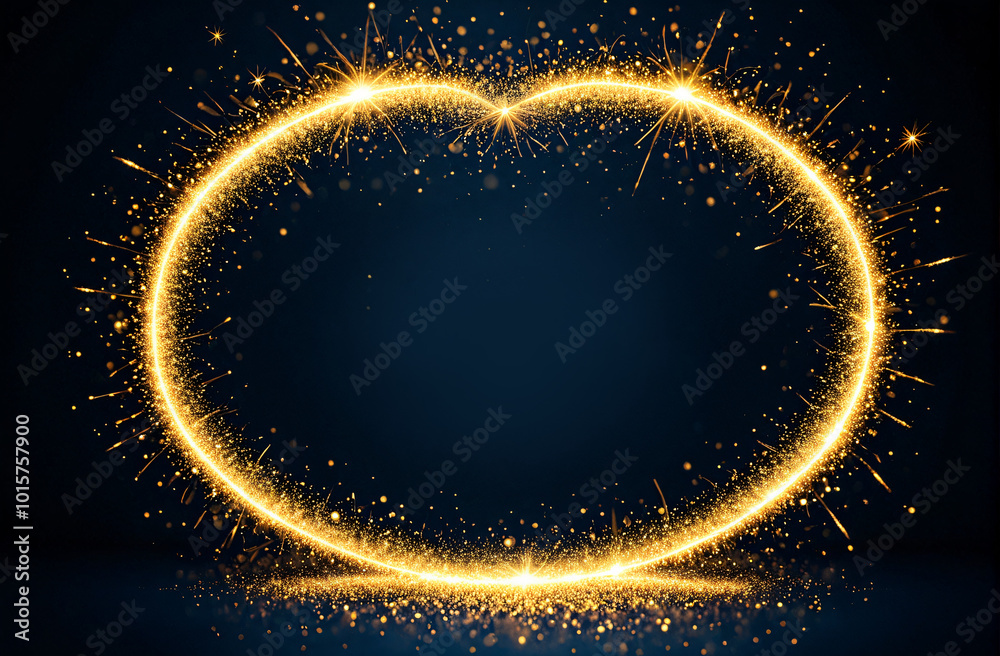Fototapeta premium abstract gold background with space for text