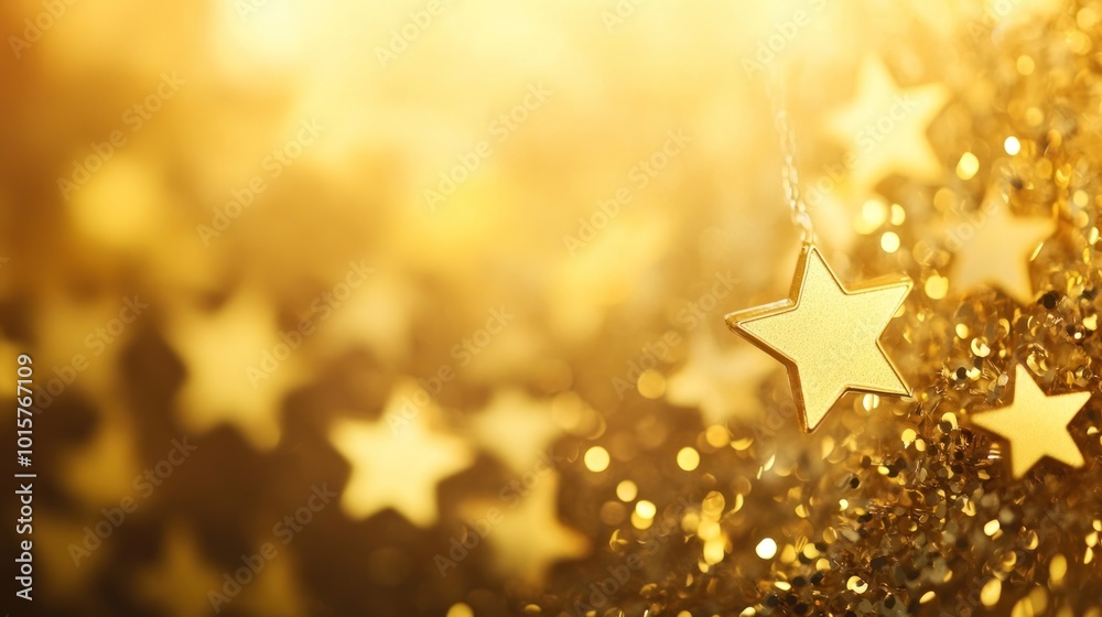 Golden Starry Backdrop Golden Starry Backdrop