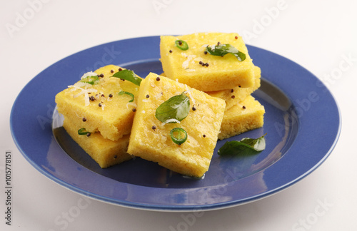 Dhokla an Indian breakfast most popular in Gujrat